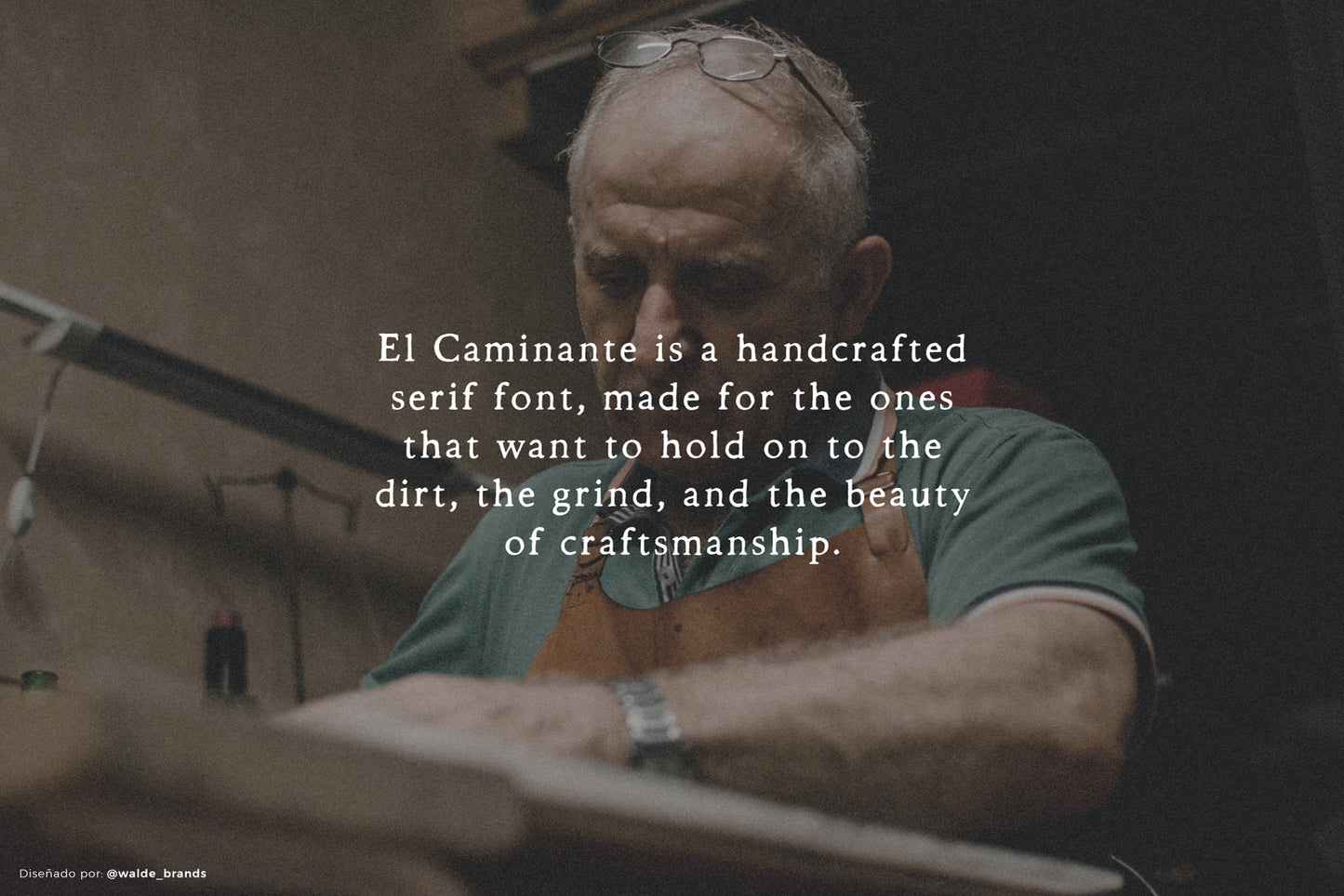 El Caminante - Handmade Font
