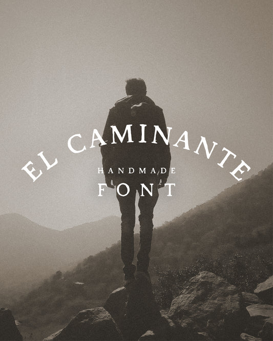 El Caminante - Handmade Font